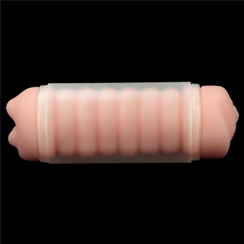 Masturbator dwustronny Lovetoy wibrujący TPE 22 cm