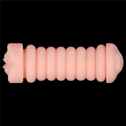 Masturbator dwustronny Lovetoy wibrujący TPE 22 cm