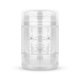 Masturbator dwustronny transparentny FPPR 11 cm