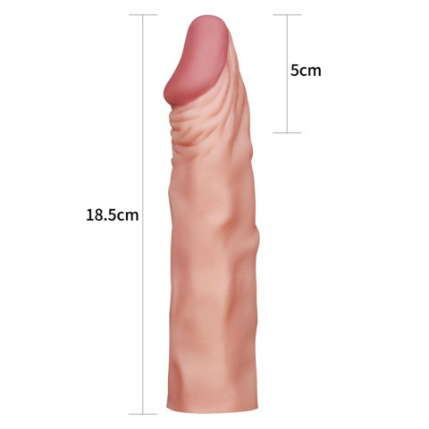 Przedłużka na penisa TPE Lovetoy Pleasure X Tender 5 cm