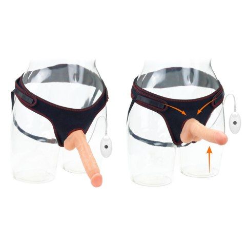 Strap on wibrujący Lovetoy TPE 7,5 cala