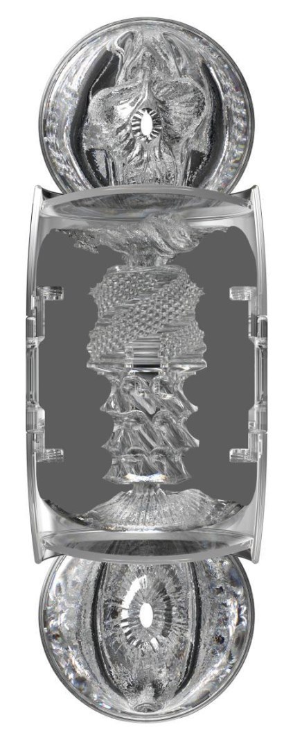 Transparentny masturbator 2w1 Fleshlight Quickshot Mia Malkova 11 cm