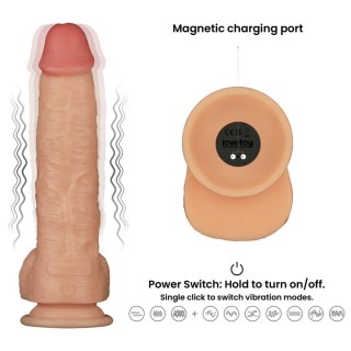 Zestaw strap on wibrujący Lovetoy 23,6 cm USB
