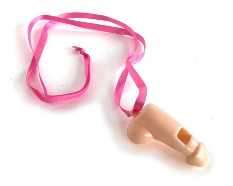 Gwizdki imprezowe w kształcie penisa Super Fun Penis 6 szt różowe