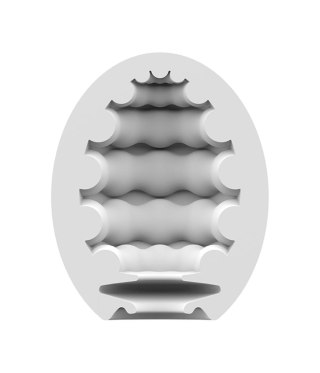 Jajko masturbator hydroaktywne Satisfyer Eggcited Riffle jasnozielone 7 cm