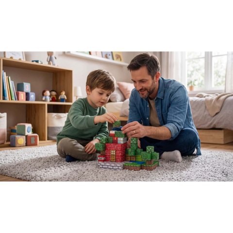 Klocki magnetyczne 108 szt kostki 2x2 cm klocki konstrukcyjne Ricokids RK-785