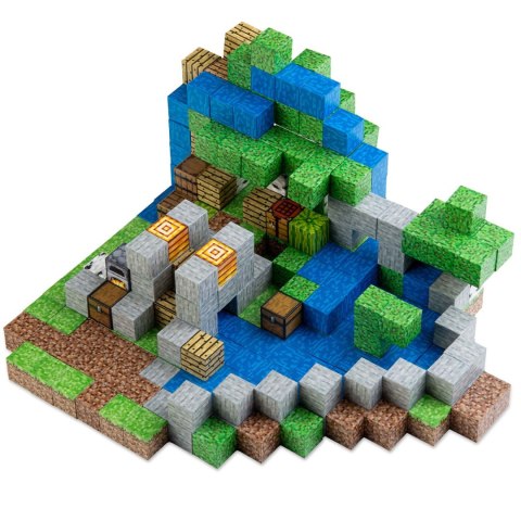 Klocki magnetyczne 300 szt kostki 2x2 cm klocki konstrukcyjne Ricokids RK-785