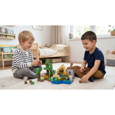 Klocki magnetyczne 400 szt kostki 2x2 cm klocki konstrukcyjne Ricokids RK-785