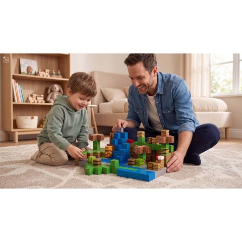 Klocki magnetyczne 400 szt kostki 2x2 cm klocki konstrukcyjne Ricokids RK-785
