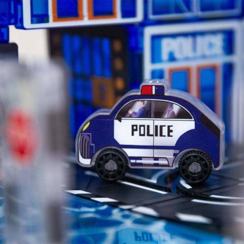 Klocki magnetyczne konstrukcyjne samojezdna policja Ricokids RK-783