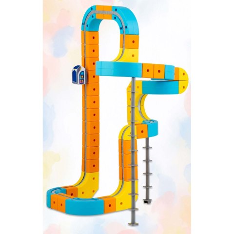 Kolejka magnetyczna tor elektryczny klocki konstrukcyjne 157 szt Ricokids RK-784