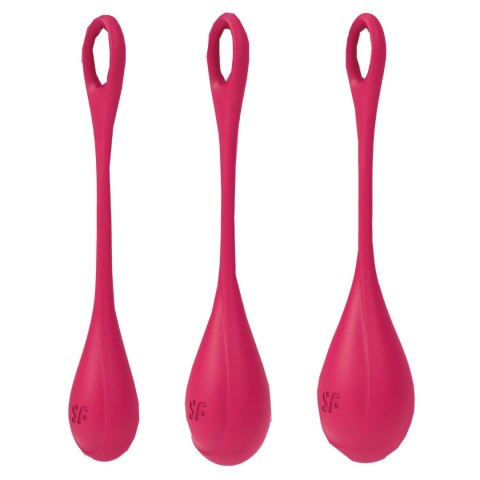 Zestaw kulek silikonowych Satisfyer Yoni Power 1 czerwony