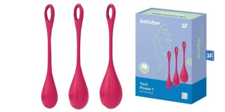 Zestaw kulek silikonowych Satisfyer Yoni Power 1 czerwony
