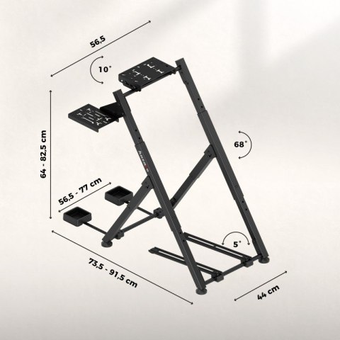 Stelaż do simracingu składany Speed 2.5 Black