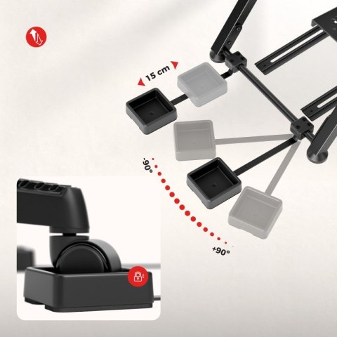 Stelaż do simracingu składany Speed 2.5 White