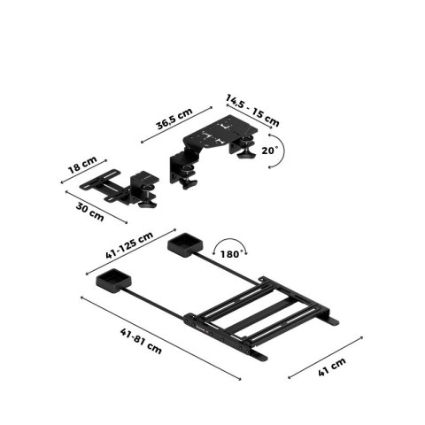 Zestaw uchwytów do simracingu Speed 1.0