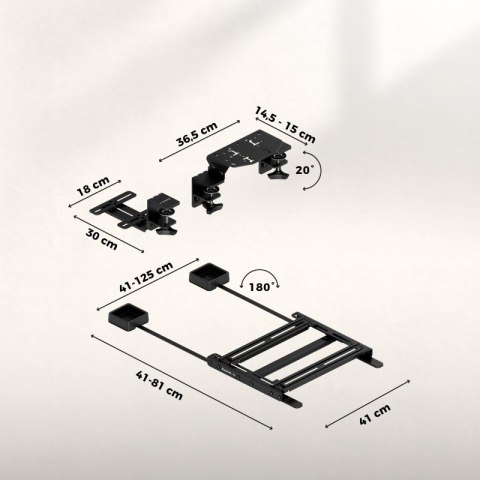 Zestaw uchwytów do simracingu Speed 1.0