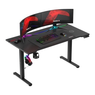 Biurko gamingowe elektryczne Hero 8.7 RGB Black 140 cm OUTLET