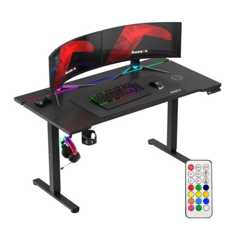 Biurko gamingowe elektryczne Hero 8.7 RGB Black 140 cm OUTLET