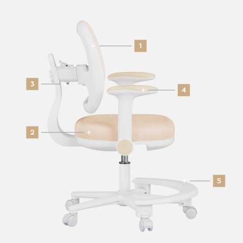 Fotel dziecięcy Junior 3.6 Beige