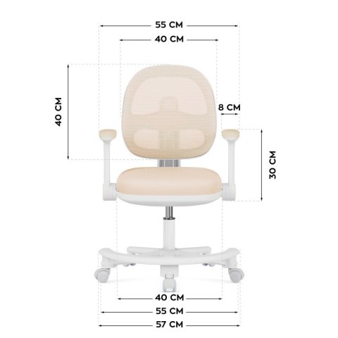 Fotel dziecięcy Junior 3.6 Beige