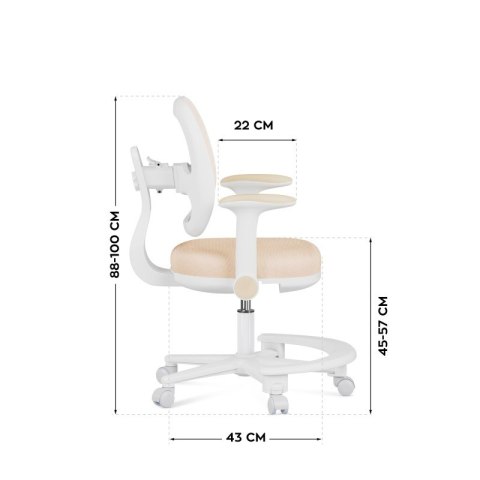 Fotel dziecięcy Junior 3.6 Beige