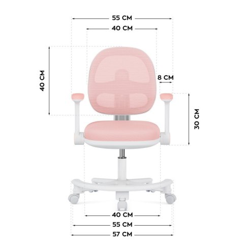 Fotel dziecięcy Junior 3.6 Pink