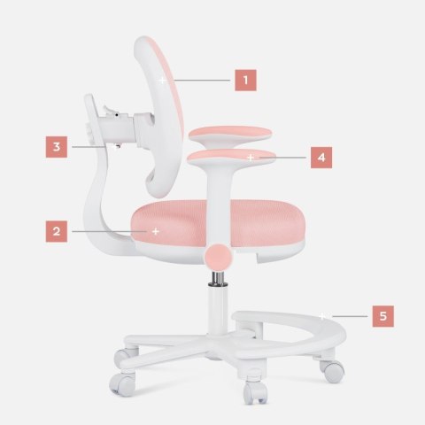 Fotel dziecięcy Junior 3.6 Pink