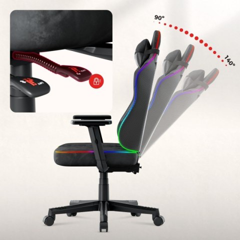 Fotel obrotowy Ranger 5.7 RGB BLACK