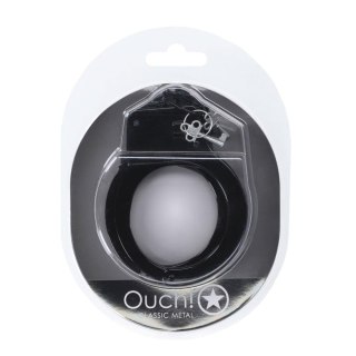 Kajdanki metalowe Ouch! czarne 24,2 cm