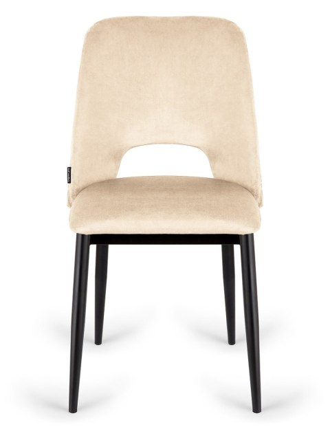 Krzesło tapicerowane GOTI CREAM VELVET OUTLET