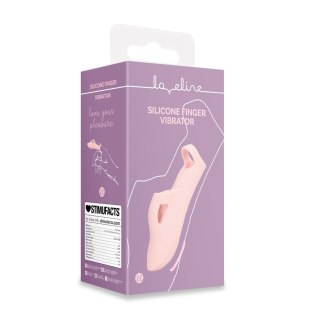 Wibrator silikonowy Loveline na palec różowy