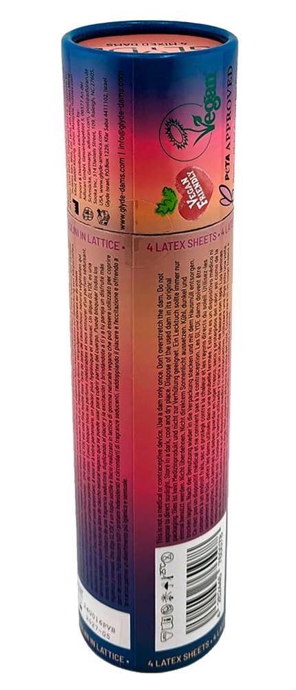 Chusteczki lateksowe GLYDE Mix 4 smaki