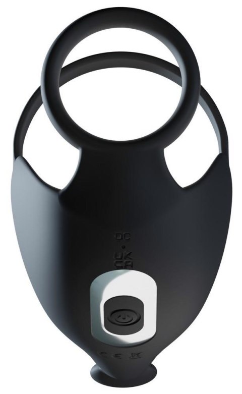Pierścień wibrujący Rebel z pilotem silikonowy USB 12 cm