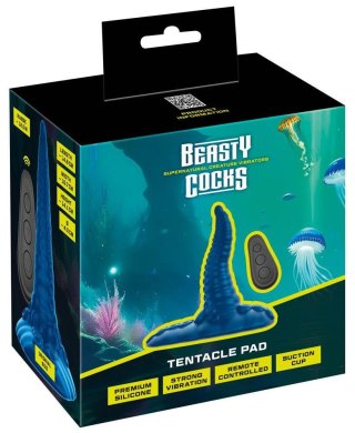 Wibrator Tentacle Pad Beasty Cocks silikonowy pilot USB
