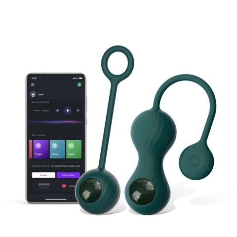 Kulki Kegla Magic Motion Crystal Duo z aplikacją i ciężarkami
