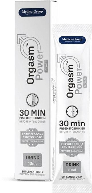 Napój Orgasm Power dla mężczyzn wiśniowy 10ml