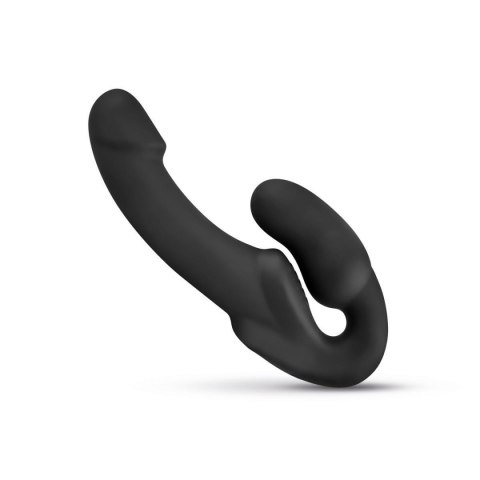 Samonośny strapon Morgan No Parts silikonowy 22 cm czarny