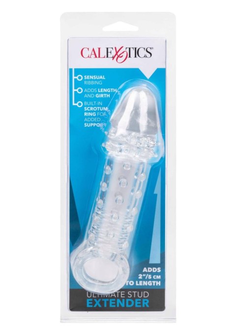 Przedłużka na penisa Ultimate Stud Extender Calexotics przezroczysta 16 cm