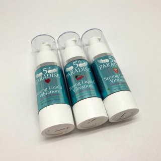 Silny żel wibrujący truskawkowy 5th Paradise zielony 30 ml