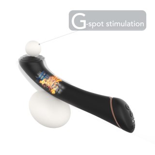 Wibrator punktu G silikonowy Gwand czarny USB