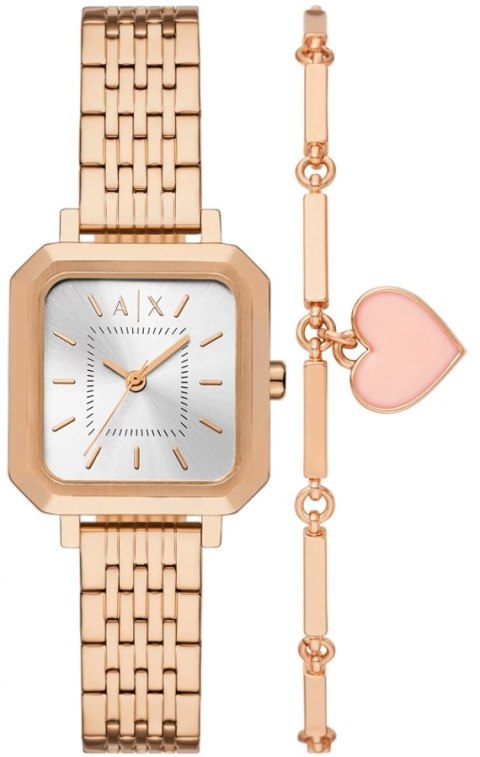 Armani Exchange Zegarek Damski + Bransoletka ARMANI EXCHANGE AX7164SET + BOX