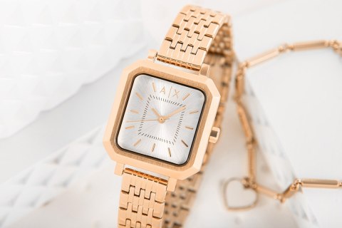 Armani Exchange Zegarek Damski + Bransoletka ARMANI EXCHANGE AX7164SET + BOX