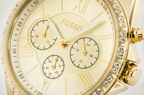 Fossil Zegarek Damski FOSSIL Modern Courier Chronograph BQ3378 + BOX