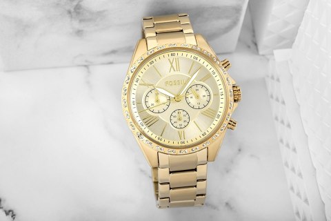 Fossil Zegarek Damski FOSSIL Modern Courier Chronograph BQ3378 + BOX