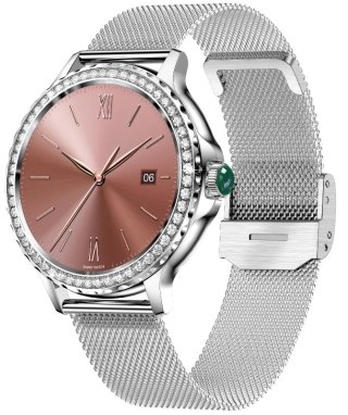 RUBICON Smartwatch Damski Rubicon RNCF19-1 Silver  Bransoleta + Pasek