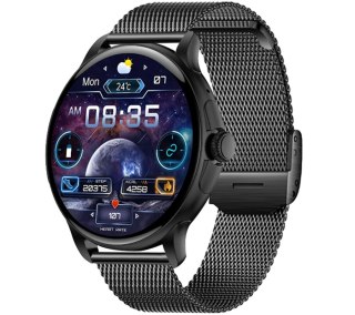 RUBICON Smartwatch Damski Rubicon RNCF35 BLACK Bransoleta + Pasek