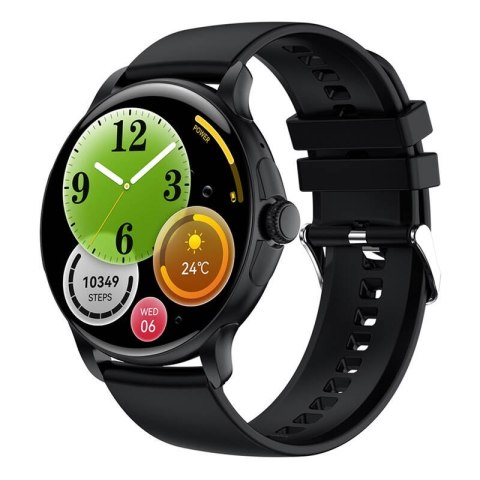 RUBICON Smartwatch Damski Rubicon RNCF35 BLACK Bransoleta + Pasek