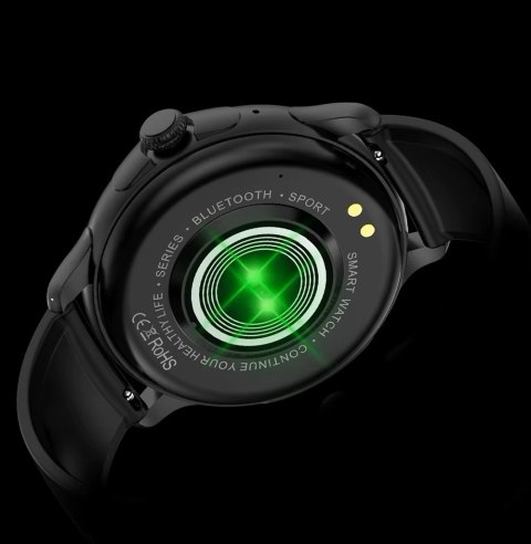 RUBICON Smartwatch Damski Rubicon RNCF35 BLACK Bransoleta + Pasek