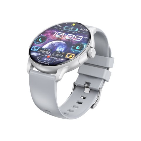 RUBICON Smartwatch Damski Rubicon RNCF35 SILVER Bransoleta + Pasek